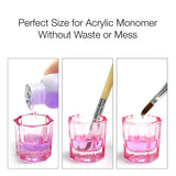 Clear Glass Dappen Dish For Monomer NZ