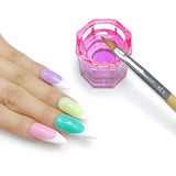 Dappen Dish For Nails Glass Pink NZ