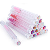 Mascara Wand Storage Tube Clear Seashell Mixed Colours NZ