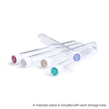 Clear Mascara Wand Storage Tubes 5 Pack Mixed NZ