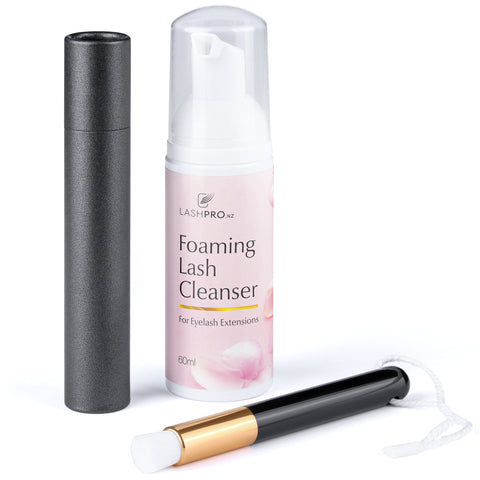 Eyelash Extension Shampoo Kit with Foaming Cleanser Wash NZ
