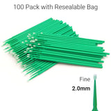 Microbrush Disposable Micro Brush Applicators NZ - Green