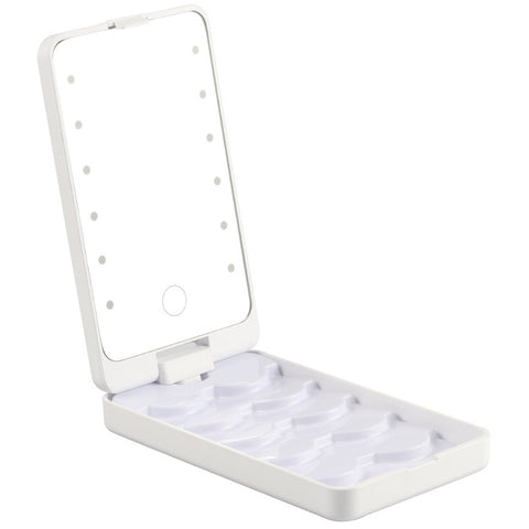 Lash Extensions Box Case With Mirror LEDs White NZ