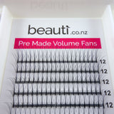 Closeup of 3D Russian Volume Eyelash Extensions