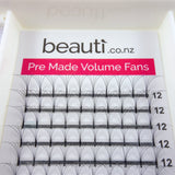 Closeup of 5D Russian Volume Eyelash Extensions