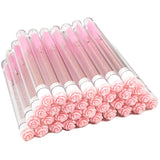 Mascara Spoolie Storage Test Tube Pink Flower NZ
