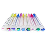 Mascara Wand Storage Tube Clear Mermaid Mixed Colours NZ