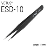 Vetus Tweezers for Eyelash Extensions NZ ESD-10
