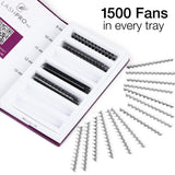 8D 1500 Pro Made Volume Fans Strip Lash Strips Mixed Trays NZ