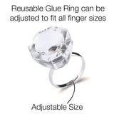 Adjustable Reusable Lash Glue Ring For Eyelash Extensions NZ