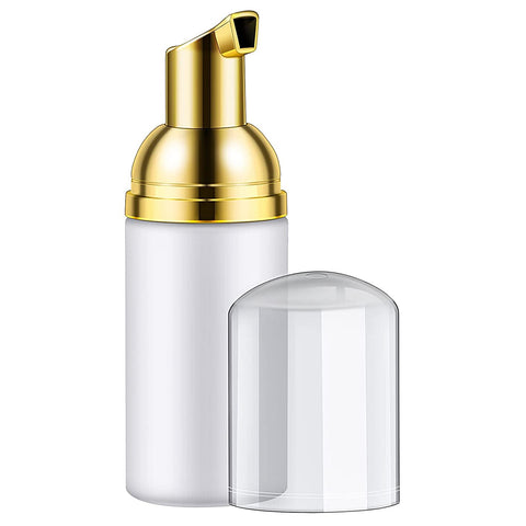 Empty Foaming Pump Bottle Dispenser For Lash Shampoo Gold White NZ