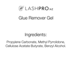 Eyelash Extension Glue Remover Gel Ingredients Lash Pro NZ