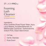 Lash Extension Cleanser Foaming Ingredients NZ
