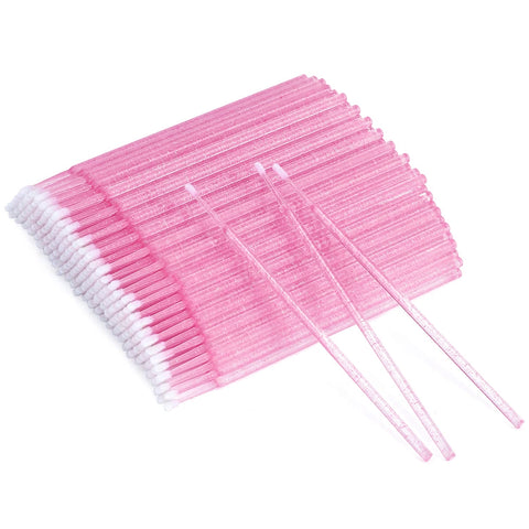 Microbrush Applicator Wands For Eyelash Extensions Glitter Pink NZ