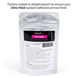 Ultra Hold Lash Adhesive Eyelash Extension Glue Resealable Pouch NZ