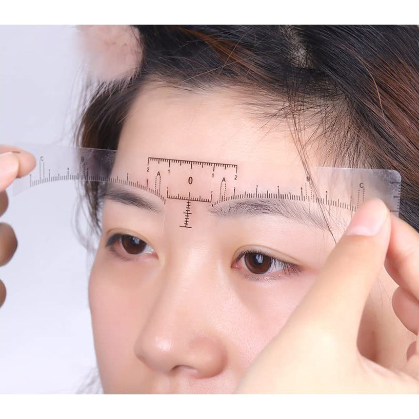 Eyebrow Mapping Ruler Stickers - Disposable – Lash Pro NZ