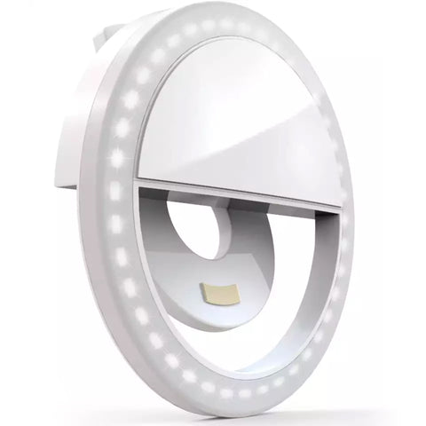 Clip On Phone Selfie Ring Light White NZ