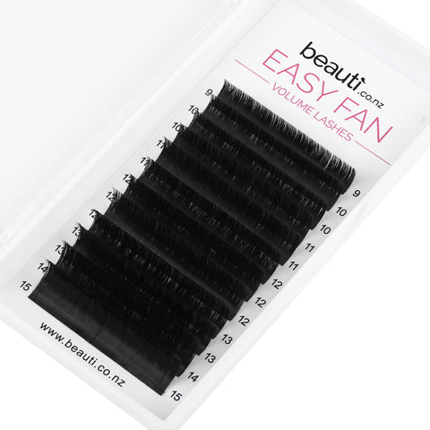 Easy Fan D Curl Eyelash Extension Trays For Volume Lashes Mixed Length NZ
