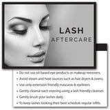 Eyelash Extension Client Aftercare Instruction Cards