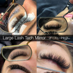 Large Eyelash Extension Inspection Mirror for Lash Techs NZ