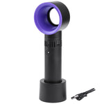 Handheld Mini Fan For Drying Eyelash Extensions USB Black NZ