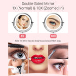 Magnifying Mirror 10X Double Sided With Led Light NZ