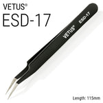 Vetus Tweezers for Eyelash Extensions NZ ESD-17